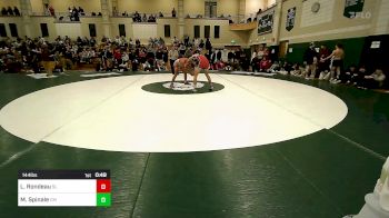 144 lbs Consi Of 16 #2 - Landen Rondeau, Silver Lake vs Mateo Spinale, Catholic Memorial