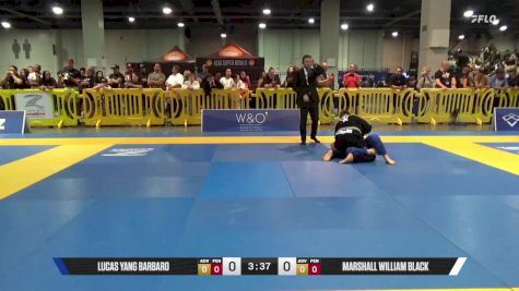 Marshall William Black vs Lucas Yang Barbaro 2025 American National IBJJF Jiu-Jitsu Open Championship