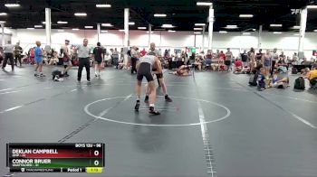 96 lbs Round 4 - Connor Bruer, Unattached vs Deklan Campbell, OMP