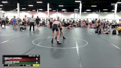 96 lbs Round 4 - Connor Bruer, Unattached vs Deklan Campbell, OMP