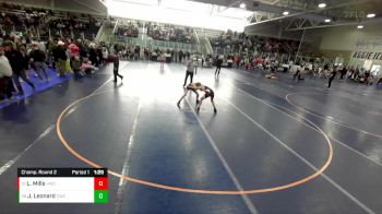 87 lbs Champ. Round 2 - Jared Leonard, Cougars Wrestling Club vs Levi Mills, Hillcrest Wrestling Club