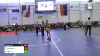 109 lbs Round Of 32 - Frank Rodriguez, Interior Grappling Academy vs Sergio Vega, Tucson Cyclones