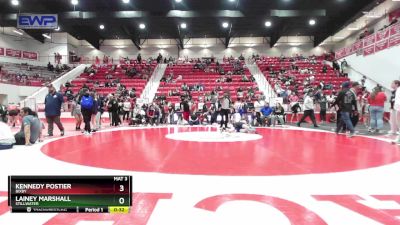 100 lbs Cons. Round 2 - Lainey Marshall, STILLWATER vs Kennedy Postier, BIXBY