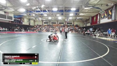 197 lbs Cons. Round 3 - Prince Gainous, Lassen College vs Erick Lopez Alecio, Modesto College