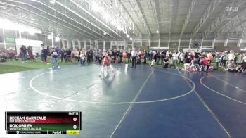 100 lbs Champ. Round 2 - Beckam Garreaud, Roy Wrestling Club vs Nox Obrien, Wasatch Wrestling Club