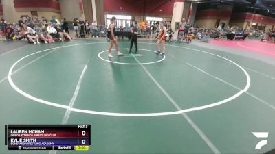 101-105 lbs Cons. Semi - Lauren McHam, Omada Kitrinos Wrestling Club vs Kylie Smith, Boneyard Wrestling Academy