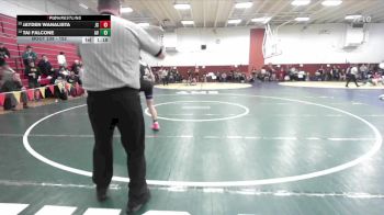 152 lbs Champ. Round 2 - Jayden Wanalista, Justin Siena vs Tai Falcone, Amador Valley