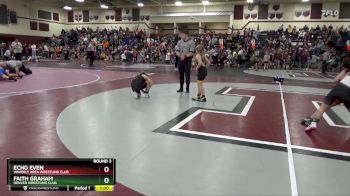 PW-4 lbs Round 3 - Echo Even, Waverly Area Wrestling Club vs Faith Graham, Denver Wrestling Club