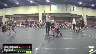 91 lbs Semis & 1st Wrestleback (8 Team) - Cade Riddle, Missouri Outlaws vs Taharko Freeland, Glasgow Wrestling Academy