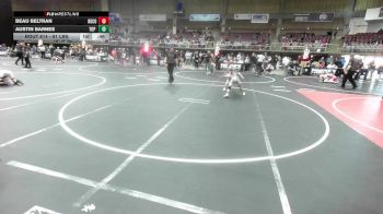 81 lbs Consi Of 4 - Beau Beltran, Neco Ninjas vs Austin Barnes, Top Rank Hammers