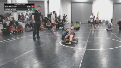 90 lbs Rr Rnd 1 - Vito Naljayan, Mat Assassins Red - BK8E vs Lucas Spicer, Mat Warriors Red - BK8E
