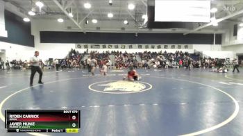 157 lbs Cons. Round 3 - Javier Muniz, Murrieta Valley vs Ryden Carrick, Ripon