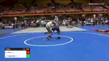 145 lbs Round Of 16 - Dylan Mira, Miami Columbus HS vs Joseph Tinghitella, Unattached