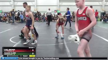 96 lbs Round 3 (8 Team) - Mason Clark, Neighborhood vs Cael Brown, All American