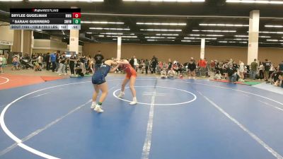 126.8-139.5 lbs 3rd Place Match - Sarahi Guerrero, Silverback Wrestling Fort Worth vs Brylee Gugelman, Moen Wrestling Academy