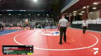 3A-126 lbs Semifinal - Garrett Madole, Pinedale vs Ryker Mele, Green River