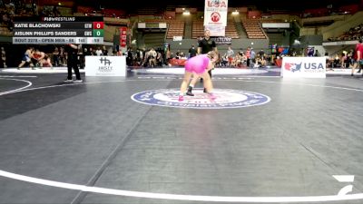 Junior Girls - 130 lbs Cons. Semis - Katie Blachowski, Golden Tribe Wrestling vs Aislinn Phillips Sanders, Goldmine Wrestling Club