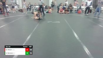 84 lbs Round 7 (8 Team) - Giovanni Barone, Diamond Fish vs Benjamin Milam, Rebellion