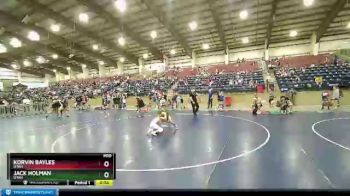 80 lbs Quarterfinal - Jack Holman, Utah vs Korvin Bayles, Utah