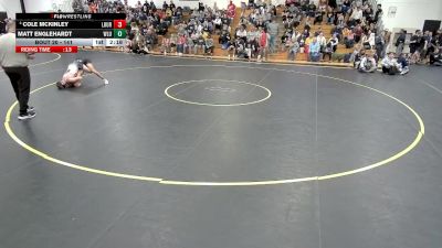 141 lbs Champ. Round 1 - Matt Englehardt, West Liberty vs Cole McKinley, Lourdes