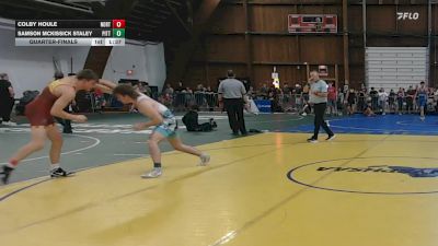 152 lbs Quarterfinal - Colby Houle, Northfield Mount Hermon Nmh vs Samson Mckissick Staley, Pittsford Panthers