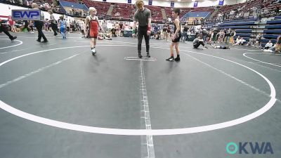 76 lbs Consi Of 4 - Hunter Howell, Norman Grappling Club vs Cole Nix, Plainview Wrestling