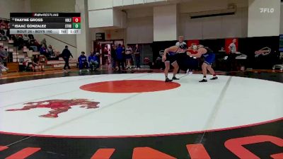 Boys 190 lbs Quarterfinal - Thayne Gross, Holton vs Isaac Gonzalez, St. Marys