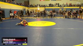 102 lbs Round 1 - Reanna Spangler, Maize Wrestling Club vs Illeana Toney, Kansas City Training Center