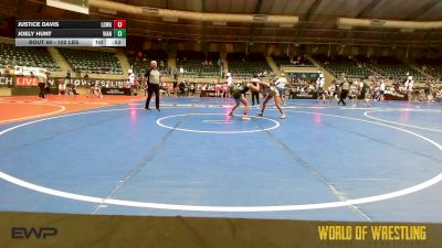 102 lbs Consi Of 8 #1 - Justice Davis, Lady Outlaw Wrestling Academy vs Joely Hunt, Vian Wrestling Club