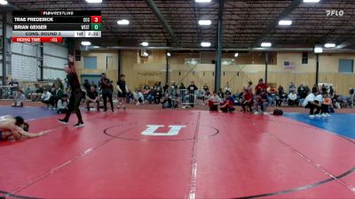 157 lbs Cons. Round 2 - Trae Frederick, Clackamas Community College vs Brian Geiger, Westcliff