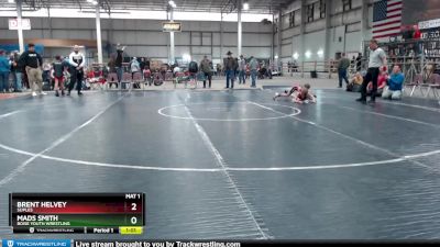 70 lbs Cons. Semi - Brent Helvey, Suples vs Mads Smith, Boise Youth Wrestling
