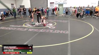 86 lbs Cons. Semi - Cash Miller, Juneau Youth Wrestling Club Inc. vs Brian Mahoney, Mid Valley Wrestling Club