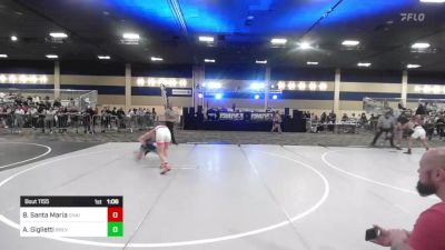 126 lbs Round Of 32 - Brock Santa Maria, Chain Wr Ac vs Alex Giglietti, Brevard FCA