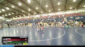 77 lbs Quarterfinal - Nico Rangel, Montana vs J.j. Dryden, Montana