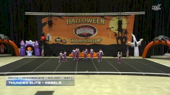 Thunder Elite - Rebels [2025 Youth - Intermediate - Hip Hop Day 1] 2025 Cheer Power San Antonio Halloween Challenge