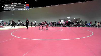 105 lbs Champ. Round 1 - Dakota Harris, OK vs Janie Gerarde, TX