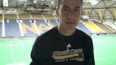 Diego Estrada in his second year at NAU