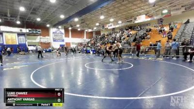 157 lbs Cons. Round 2 - Anthony Vargas, Arroyo vs Luke Chavez, Rosemead