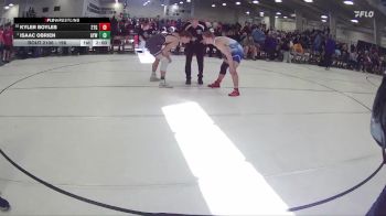 198 lbs Champ. Round 1 - Isaac OBrien, Ansley-Litchfield Youth Wrestling vs Kyler Boyles, 2TG