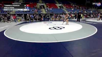 130 lbs Cons. Rd Of 32 - Gabriella Frankian, NY vs Brielle Parke, IA