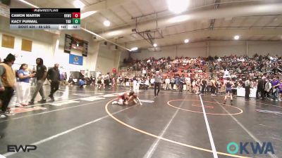 88 lbs Round Of 16 - Camon Martin, Keystone Kids Wrestling Club vs Kacy Purmal, Tiger Trained Wrestling