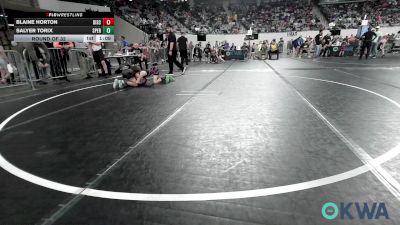 70 lbs Round Of 32 - Blaine Horton, Disciple Wrestling vs Salyer Torix, Sperry Wrestling Club