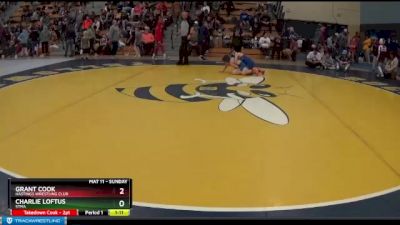 102 lbs Cons. Round 3 - Charlie Loftus, STMA vs Grant Cook, Hastings Wrestling Club