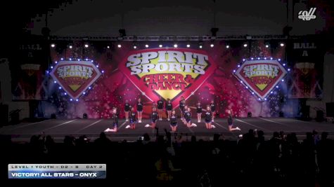 Victory! Allstars - Onyx [2026 L1 Youth - D2 - B Day 2] 2026 Spirit Sports Myrtle Beach Nationals