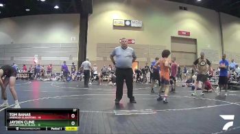 130 lbs Round 4 (6 Team) - Tom Banas, American Gladiators vs Jayden Cline, Untouchables Black