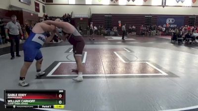 285 lbs Round 1 - Gable Eddy, Independence vs William Carhoff, Clear Creek-Amana