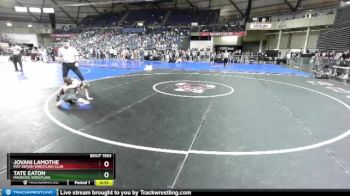 56 lbs 2nd Place Match - Jovani Lamothe, Mat Demon Wrestling Club vs Tate Eaton, Maddogs Wrestling