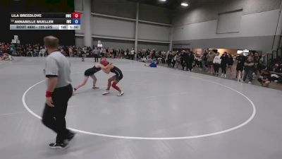 105 lbs Champ. Rd Of 32 - Annabelle Mueller, ISI Wrestling Club vs Lila Breedlove, Borger Wrestling Club