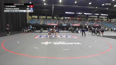 145 lbs Champ. Round 1 - Makayla Munoz, Oklahoma City vs 2 Liv Wieber, Eastern Oregon