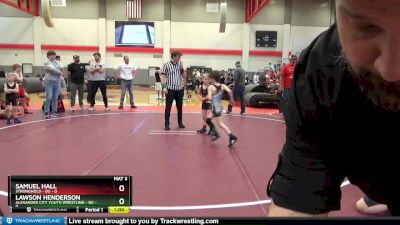 8U - 56 lbs Round 3 (6 Team) - Samuel Hall, Stronghold - 8U vs Lawson Henderson, Alexander City Youth Wrestling - 8U